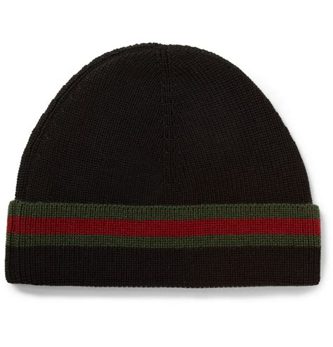 black striped gucci hat